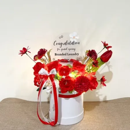 Bloom Box Akrilik Ucapan Grand Opening Probolinggo